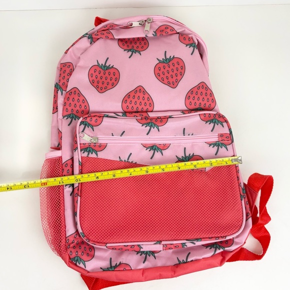 Strawberry Backpack Pink And Red New With Tags - Picture 9 of 12